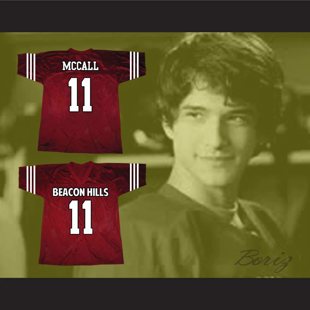 Scott McCALL #11 Beacon Hills Lacrosse Jersey Teen Wolf TV Series All Stitched