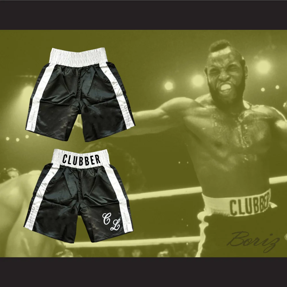 Mr T Clubber Lang Rocky Movie Boxing Shorts — BORIZ