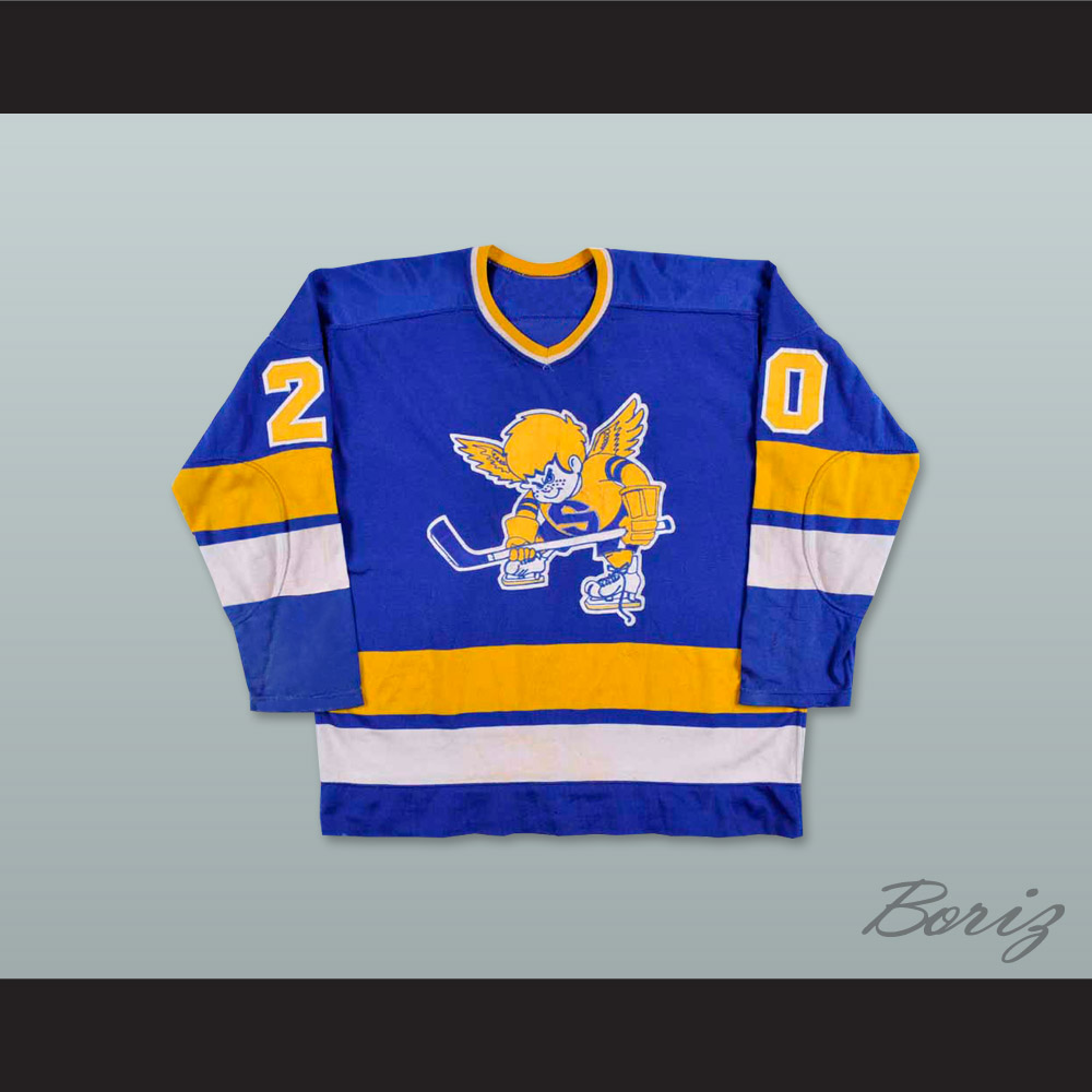 Custom Name # Minnesota Fighting Saints Hockey Jersey New S Carlson Any Size 