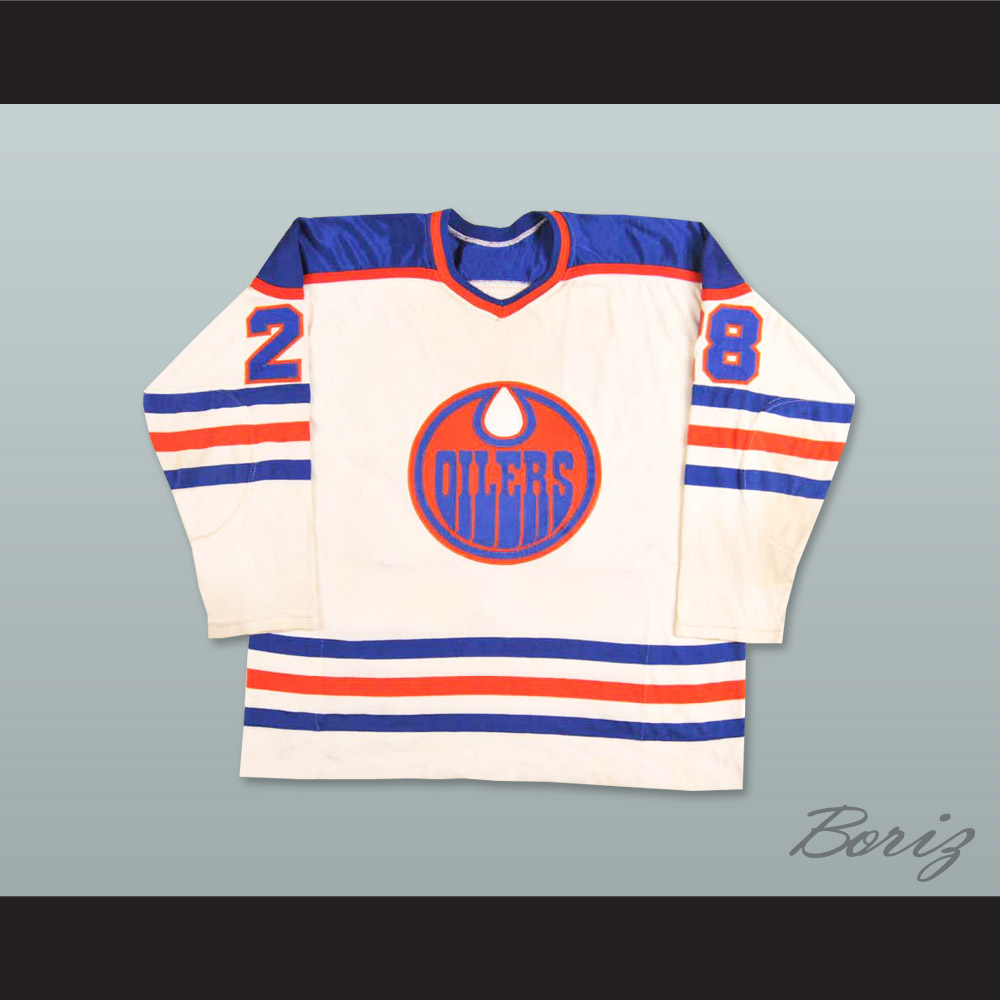 1973-74 WHA Claude Chartre 22 Jersey Knights Orange Hockey Jersey — BORIZ