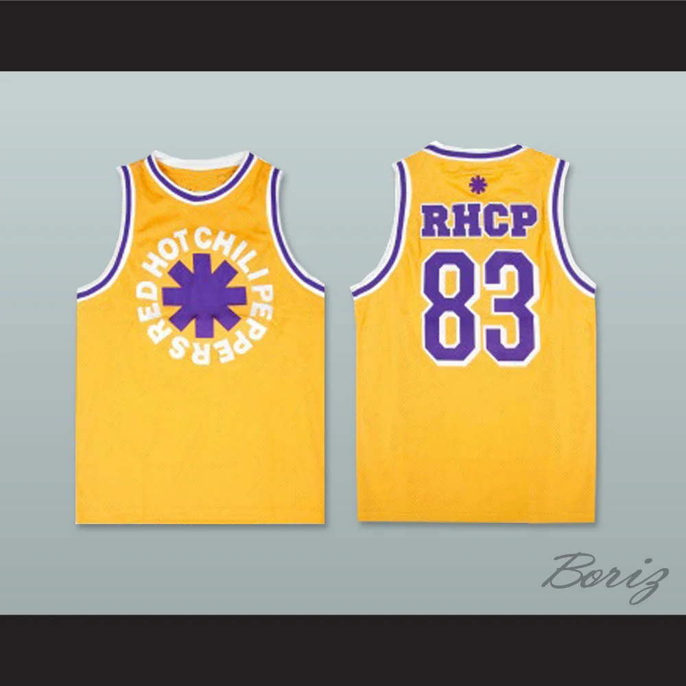 RHCP 83 Yellow Basketball Jersey — BORIZ