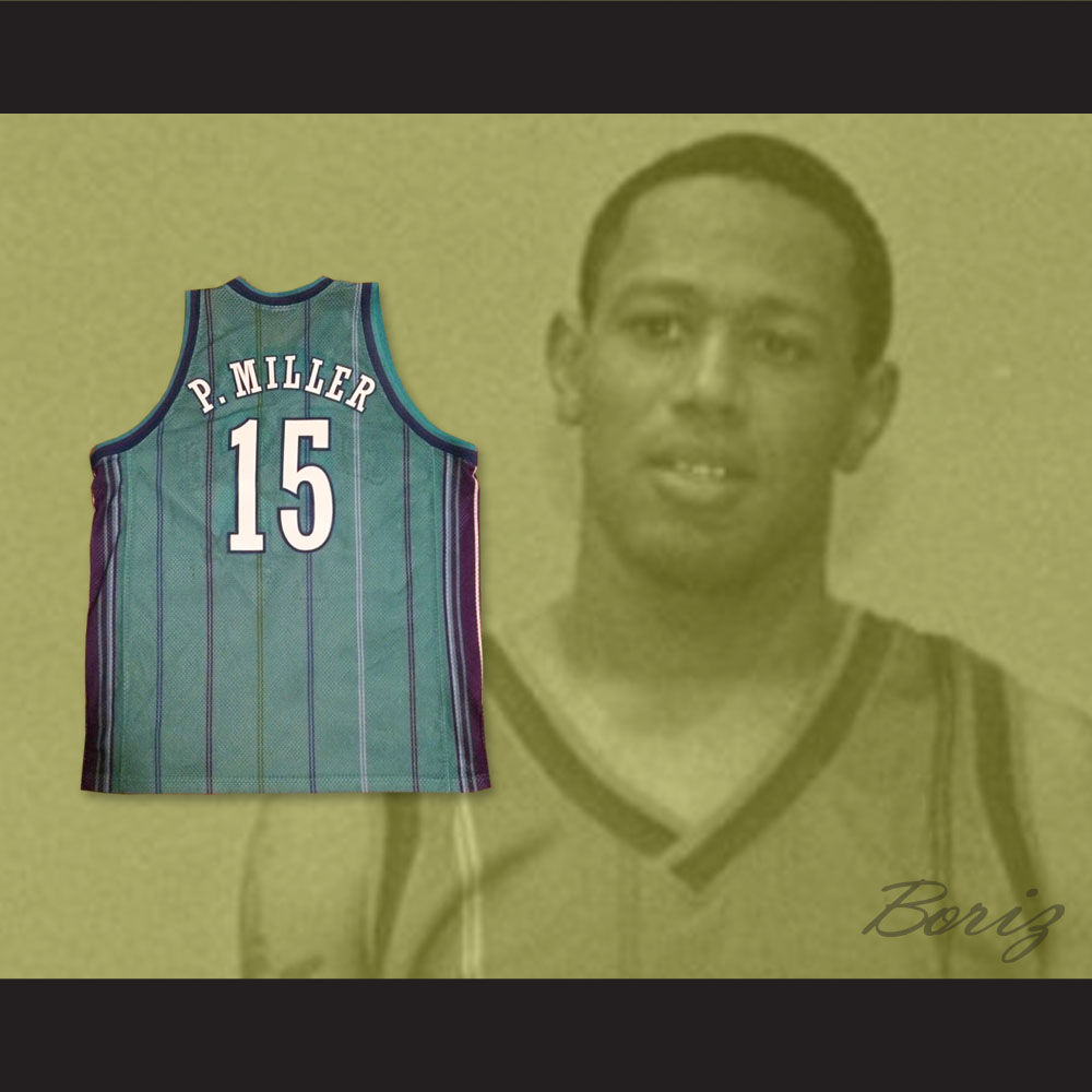 Throwback R Miller #5 High School Basketball Jersey Sewn Black