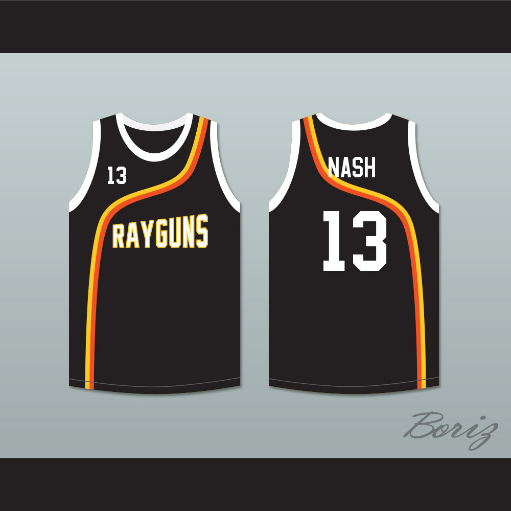 Steve Nash 13 Roswell Rayguns Orange Basketball Jersey — BORIZ