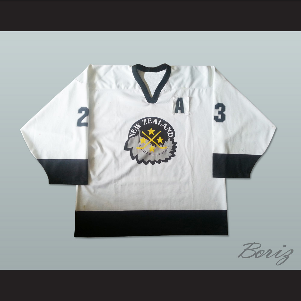MacArthur 21 Adirondack Thunder White Hockey Jersey — BORIZ
