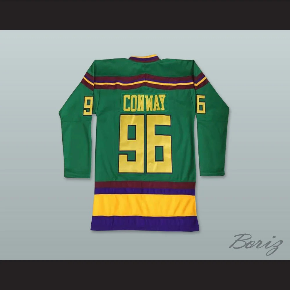 Mighty Ducks Movie Adam Banks #99 Jersey T-Shirt - Hawks Team Jersey Tee, Cotton, Machine Washable, Fan Apparel