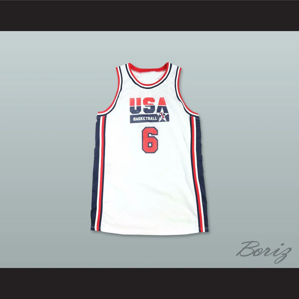 1992 Patrick Ewing USA Team Home Basketball Jersey — BORIZ