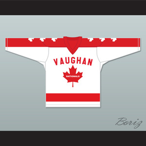 Wayne Gretzky 99 Vaughan Nationals Hockey Jersey Metro Junior B Hockey  League NN Red — BORIZ