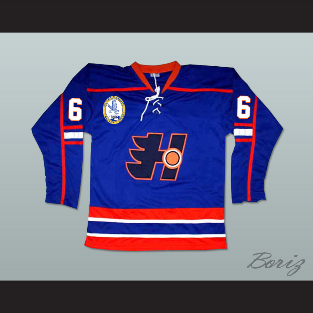 Oleg Yakovlena 6 Halifax Highlanders Hockey Jersey Includes EMHL Patch Goon  — BORIZ