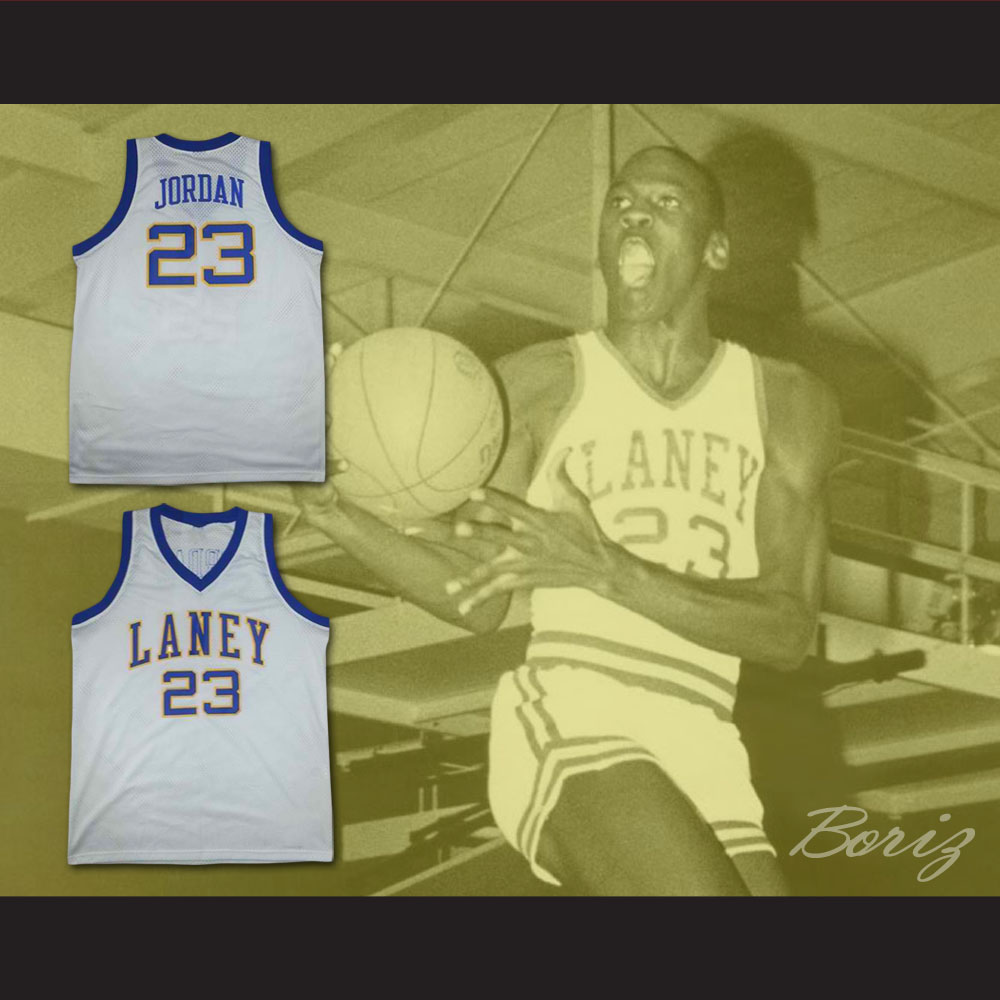 MICHAEL JORDAN LANEY HIGH SCHOOL BASKETBALL JERSEY — BORIZ