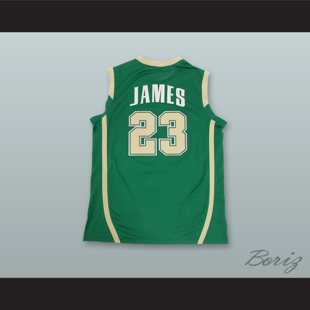 LEBRON JAMES FIGHTING IRISH HIGH SCHOOL GREEN