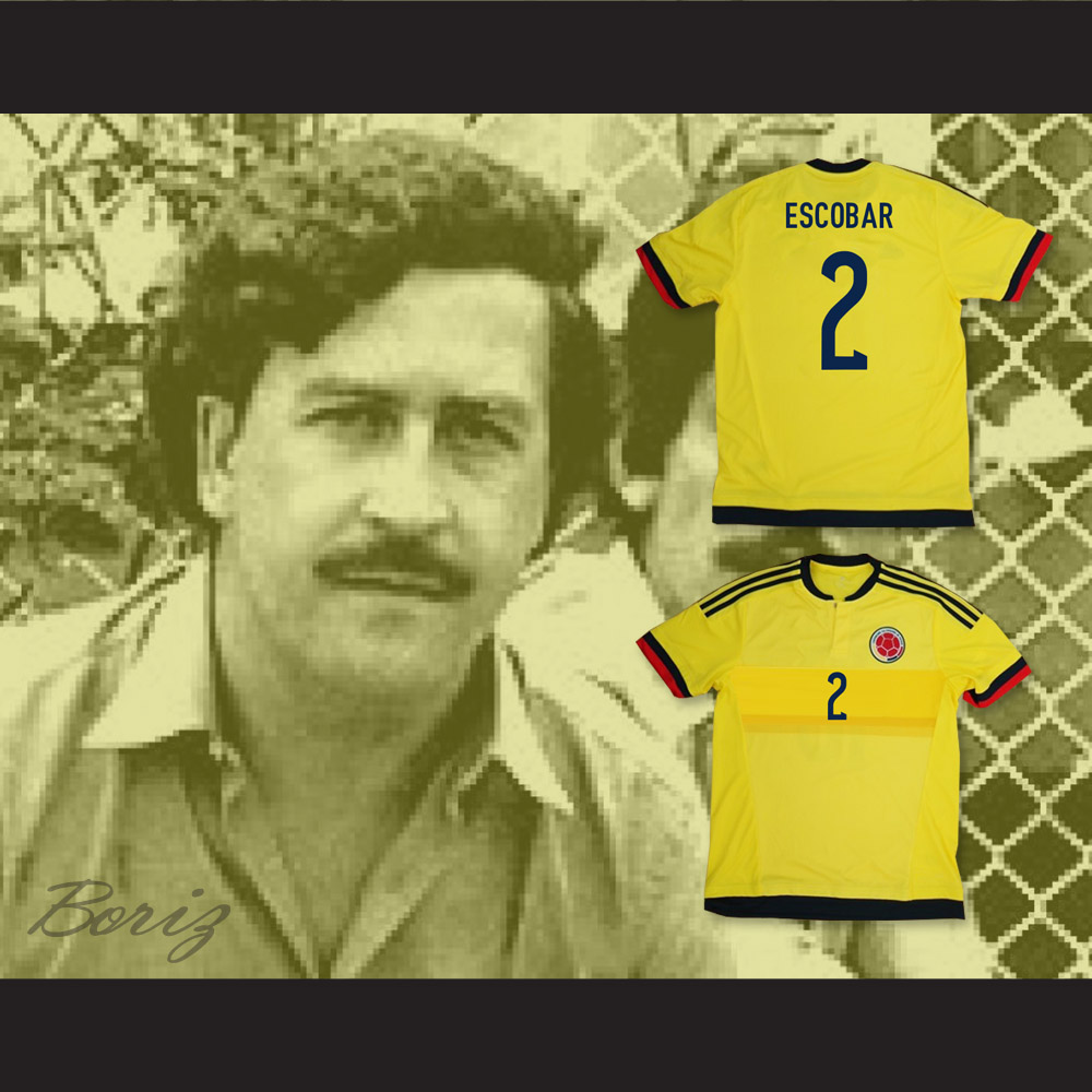 pablo escobar soccer jersey