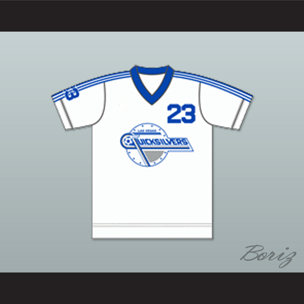 Las Vegas Quicksilvers Football Soccer Shirt Jersey White — BORIZ