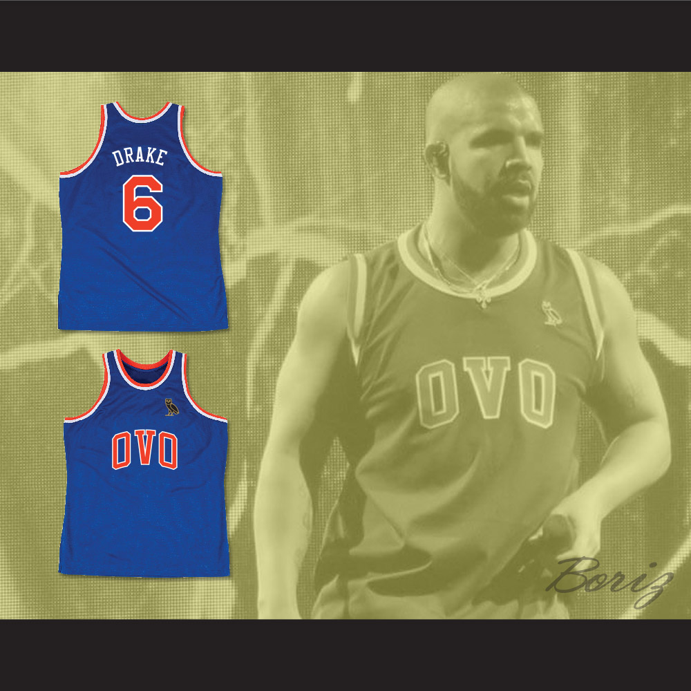 #6 Drake Ovo So Far Gone Men's Movie Basketball Jersey Stitched