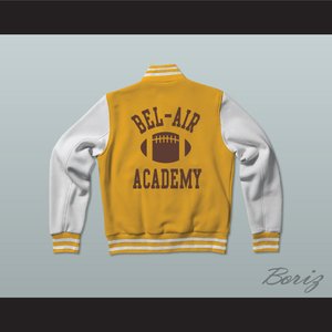 Bel-Air Academy Football Varsity Letterman Jacket-Style Sweatshirt