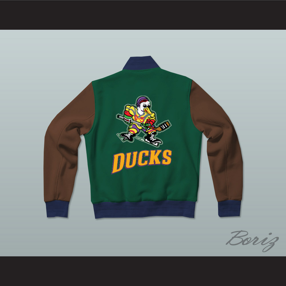 Gordon Bombay 66 Ducks Hockey Jersey Embroidered Costume Mighty