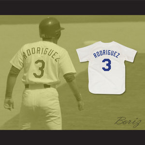 Benny 'The Jet' Rodriguez 3 Pro Career Baseball Jersey The Sandlot