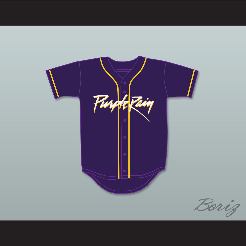 Prince Tribute Purple Rain Baseball Jersey — BORIZ