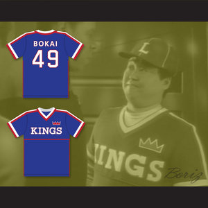  Movie Holoprogram Buck Bokai 49 London Kings Baseball Jersey  All Stitched (M) Black : Sports & Outdoors
