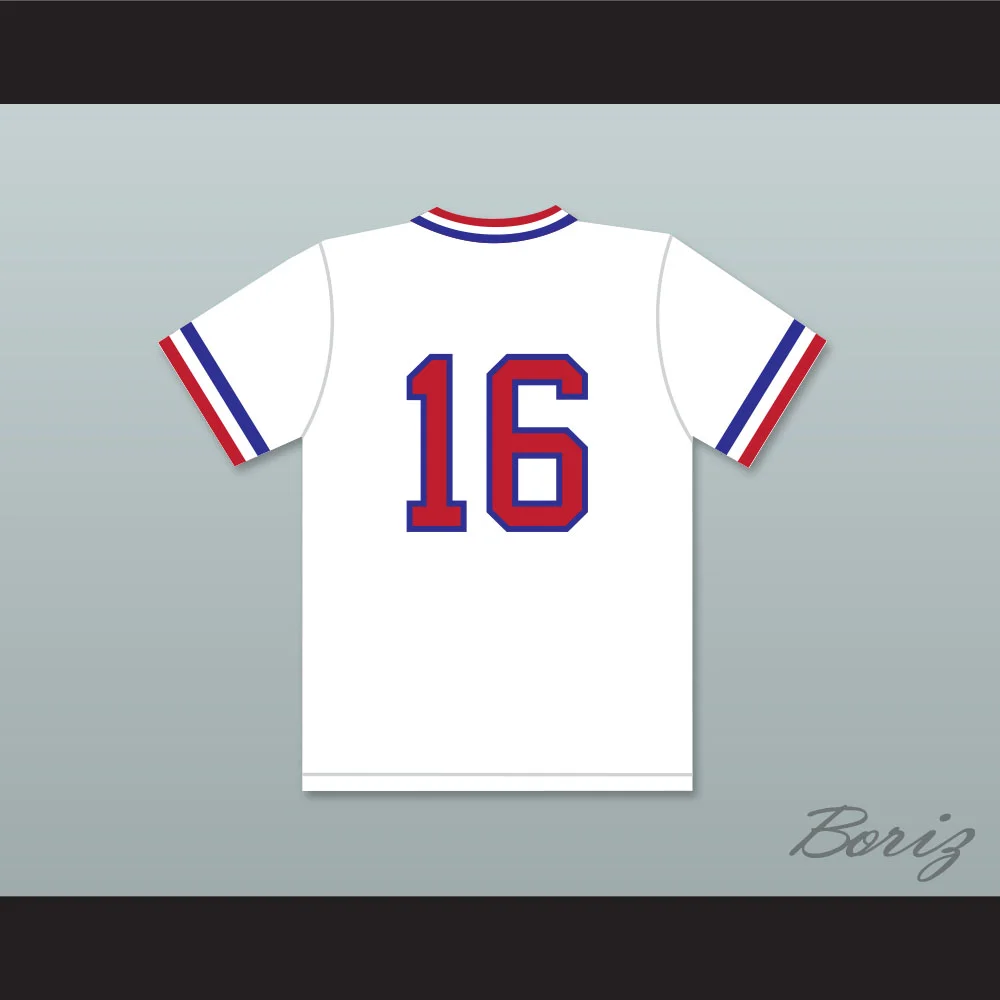 Kevin Costner Crash Davis 16 Tourists Baseball Jersey Bull Durham — BORIZ