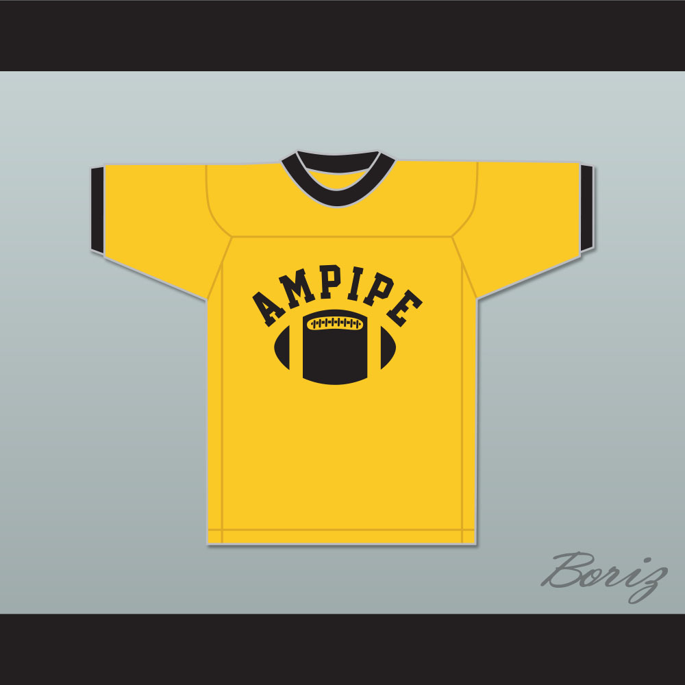 Ampipe High School Bulldogs Yellow Practice Football Jersey — BORIZ
