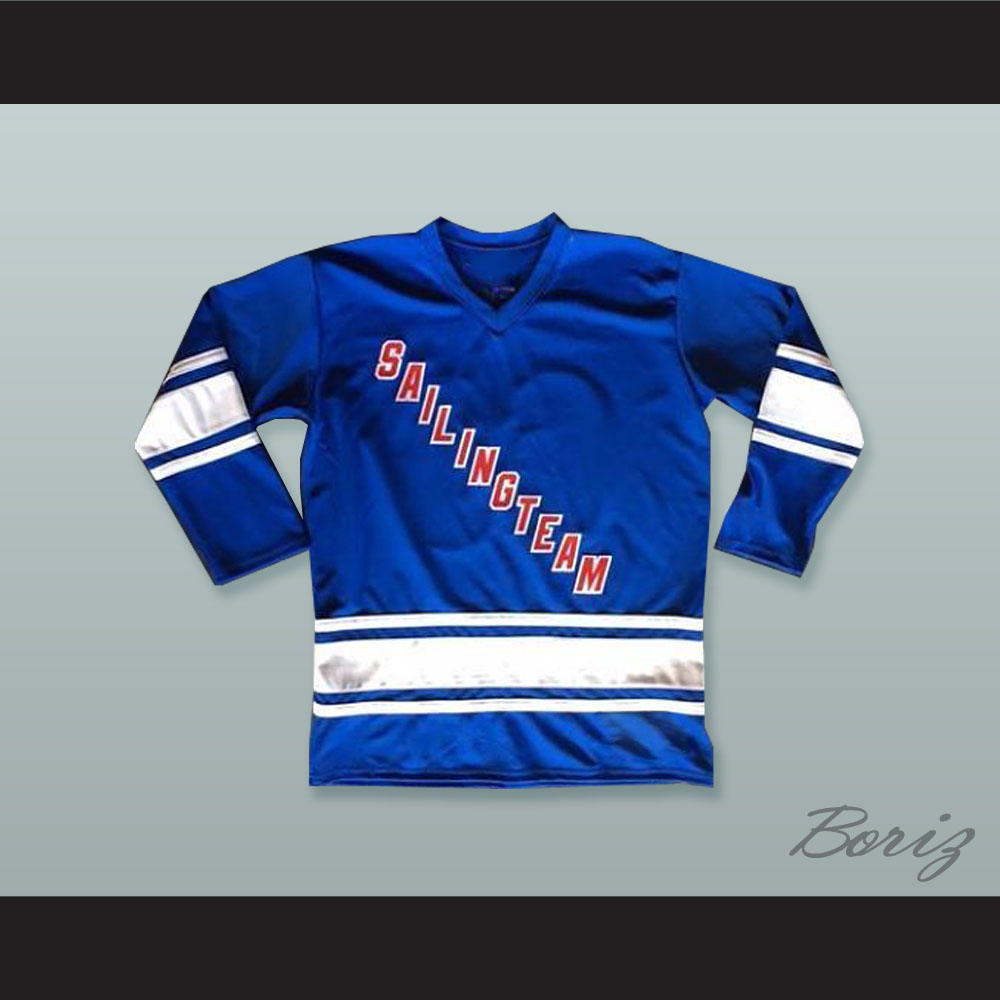  MyPartyShirt Jonesy #74 Shamrocks Blue Hockey Jersey
