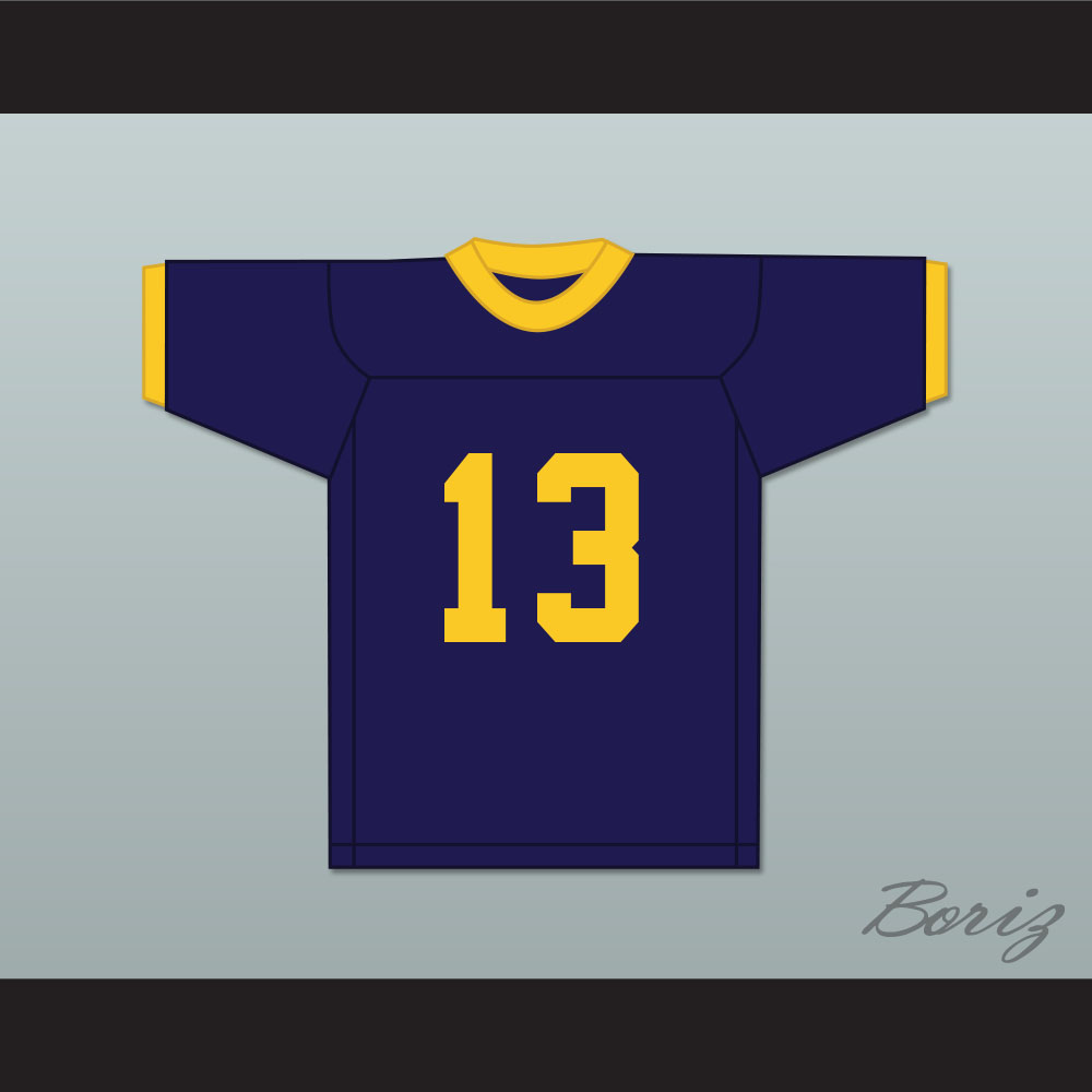Joe Montana 13 Ringgold High School Rams Navy Blue Football Jersey — BORIZ