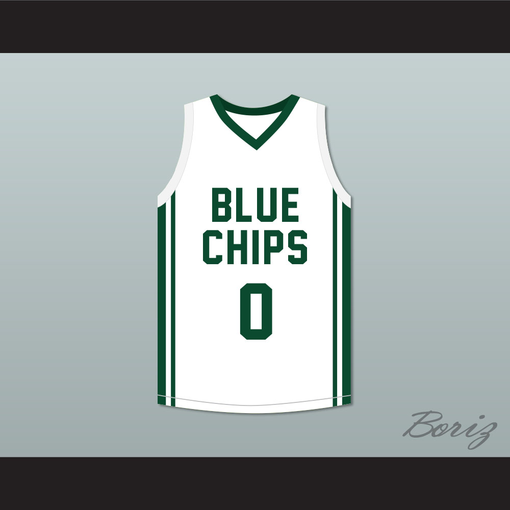 Lebron James Jr 0 Blue Chips White Basketball Jersey 1 — BORIZ