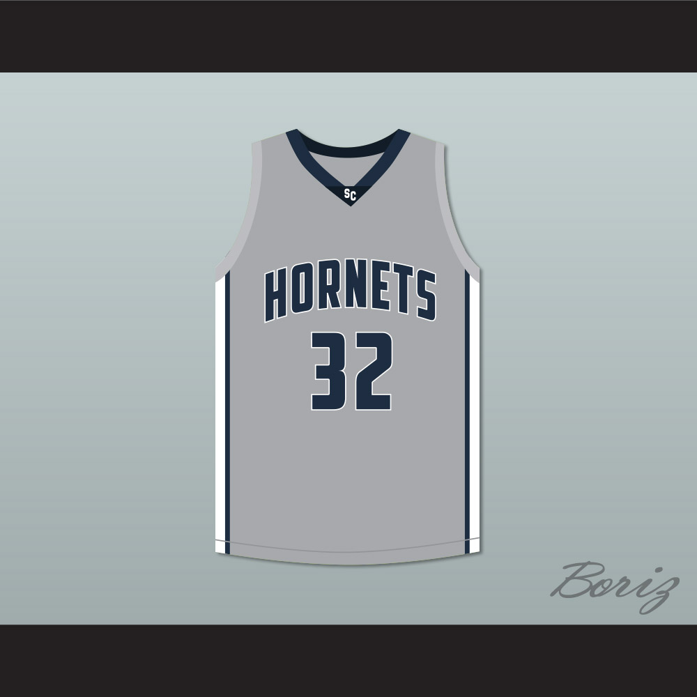 Zion Williamson 32 South Carolina Hornets Navy Blue Basketball Jersey 1