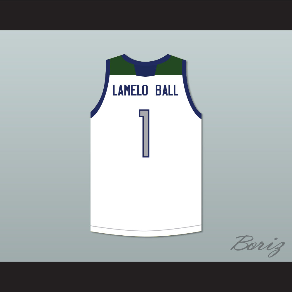 LaMelo Ball 1 Chino Hills Huskies White Basketball Jersey with Patch — BORIZ