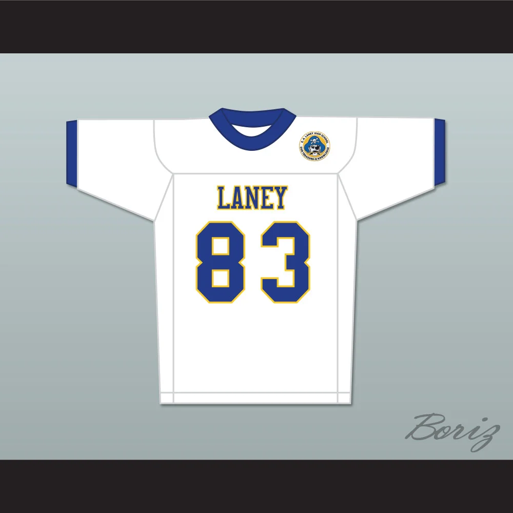 Michael Jordan 83 Laney High School Buccaneers White Football