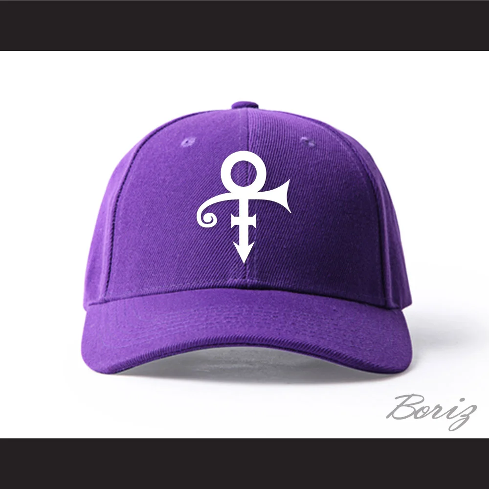 Prince Symbol Purple/White Baseball Hat — BORIZ