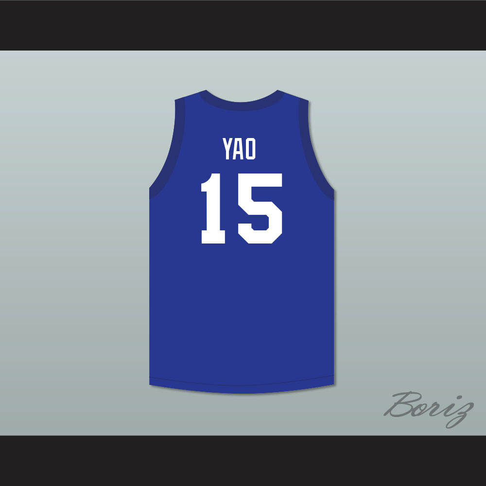 Yao Ming Shanghai Sharks Blue Jersey CBA Headgear Classics NWOT - Men’s  XL/2XL