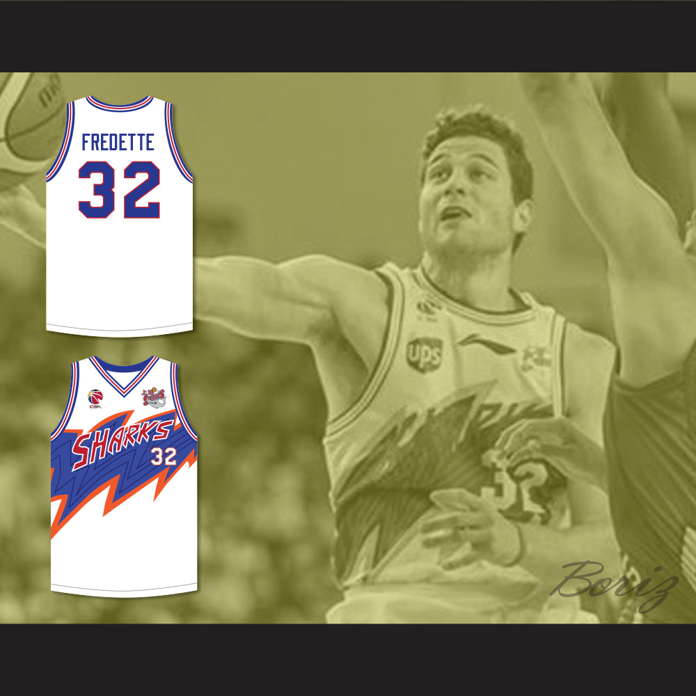 Jimmer Fredette 32 Shanghai Sharks China Basketball Jersey with