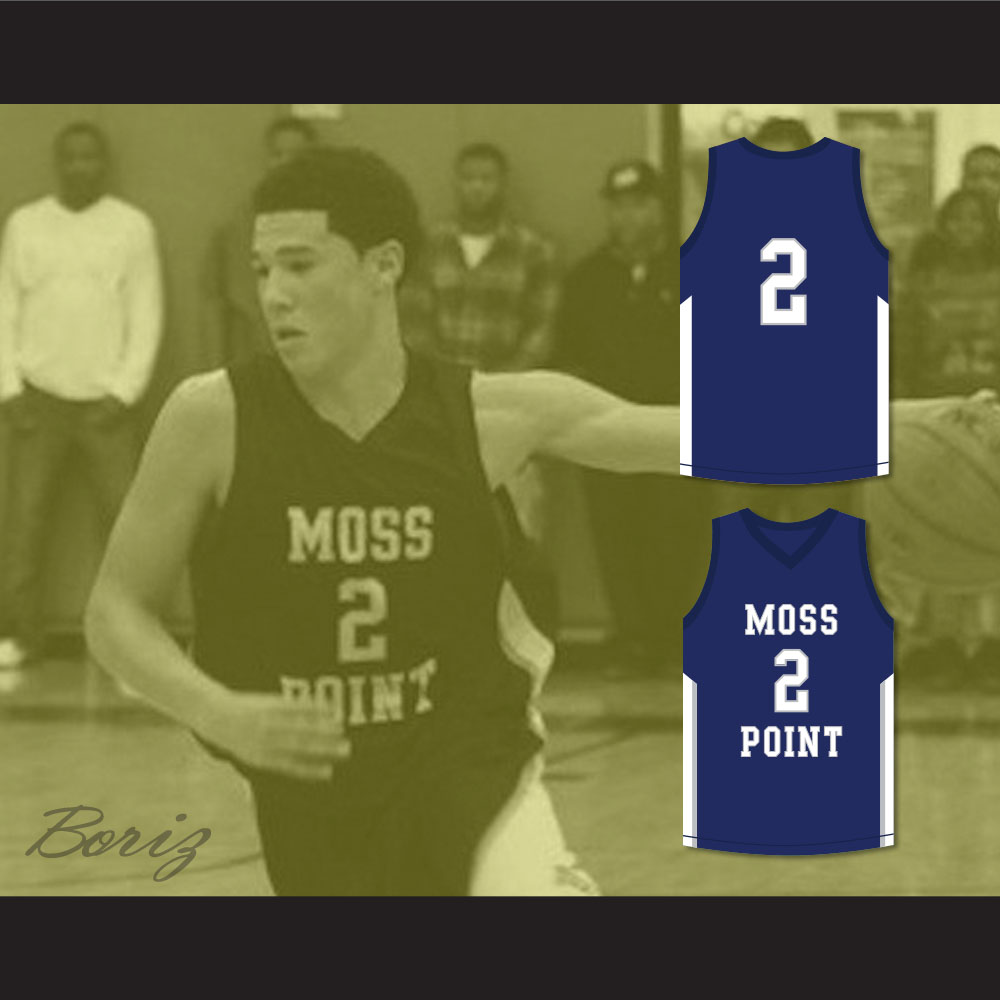 Devin Booker's #2 Moss Point Tigers jersey retired