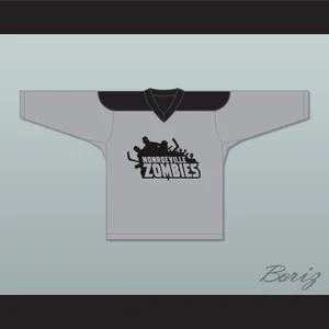 Seth Rogen Zack Brown 15 Monroeville Zombies Hockey Jersey Zack ...