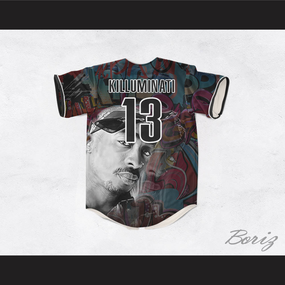 tupac baseball jersey