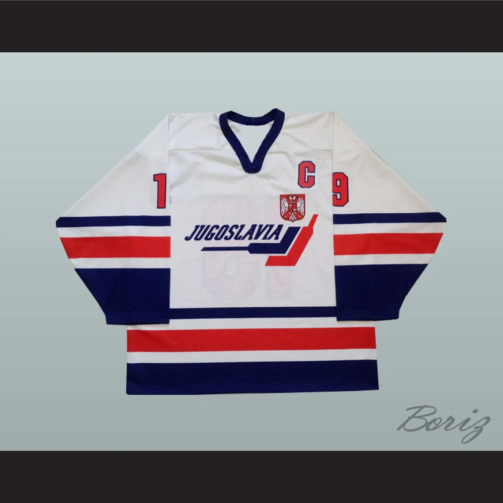 Marko Kovacevic 19 Yugoslavia International Hockey Jersey — BORIZ