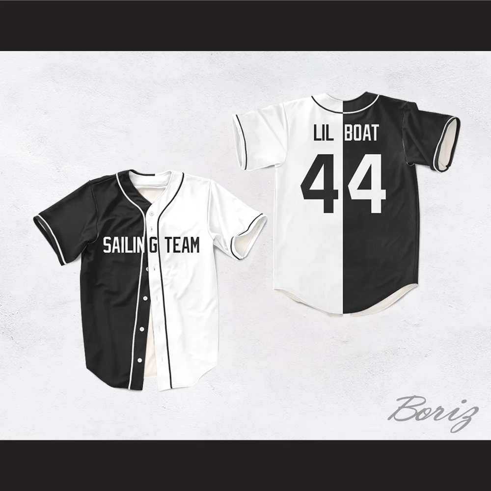 black and white sublimation jersey