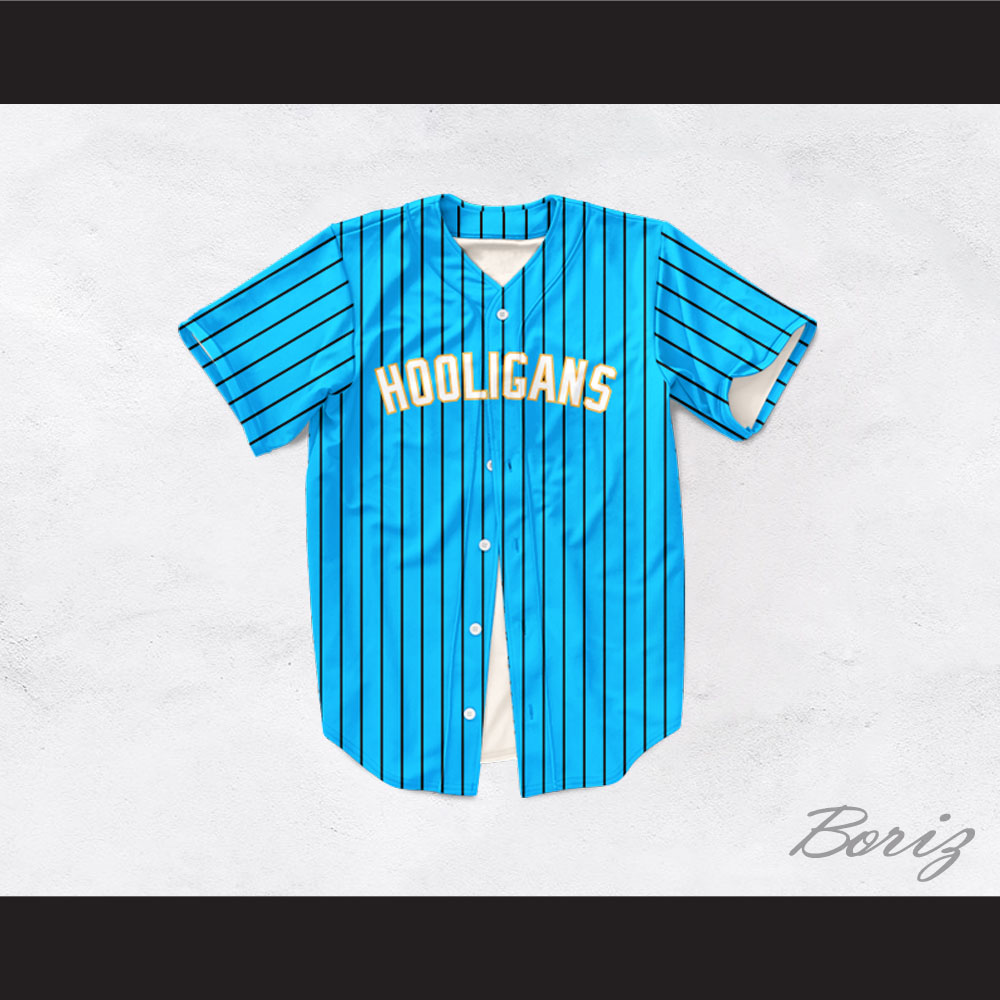 Hooligans 24K Light Blue Baseball Jersey — BORIZ