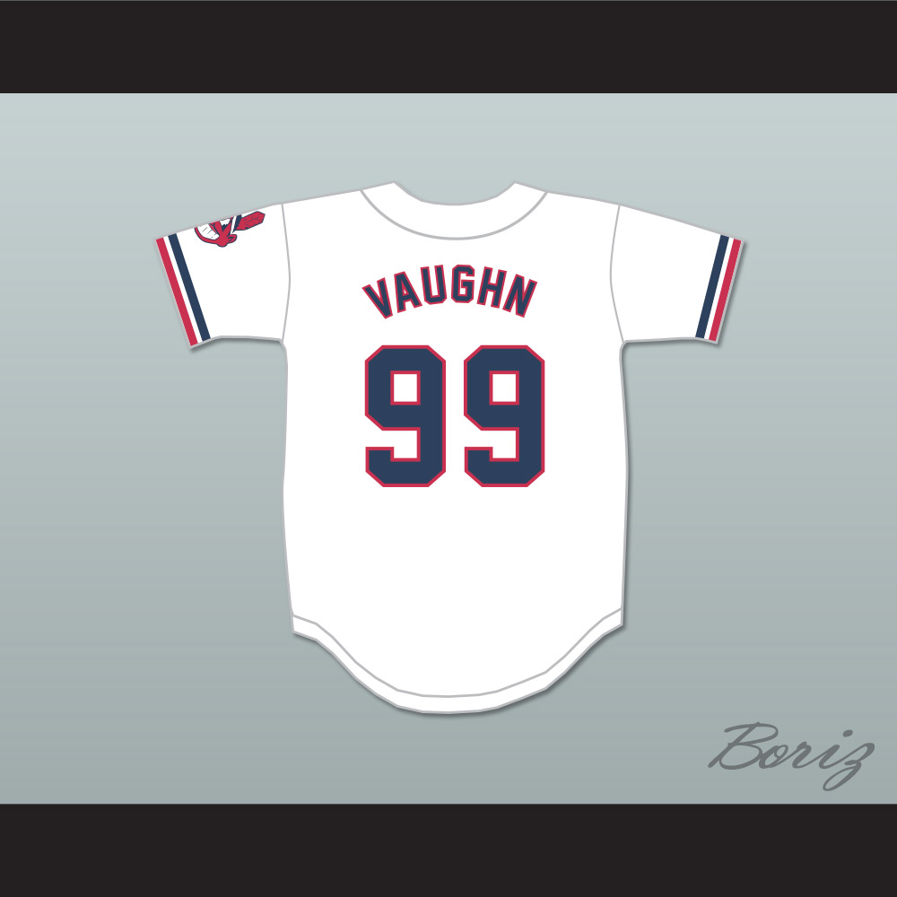 Ricky Vaughn 99 White Baseball Jersey Major League — BORIZ