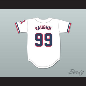 Rick Vaughn 99 White Baseball Jersey Major League II — BORIZ