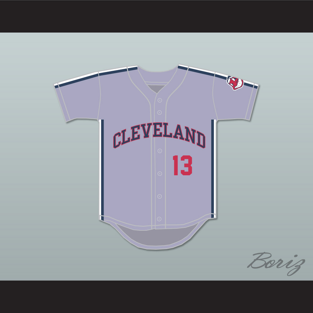 grey cleveland indians jersey