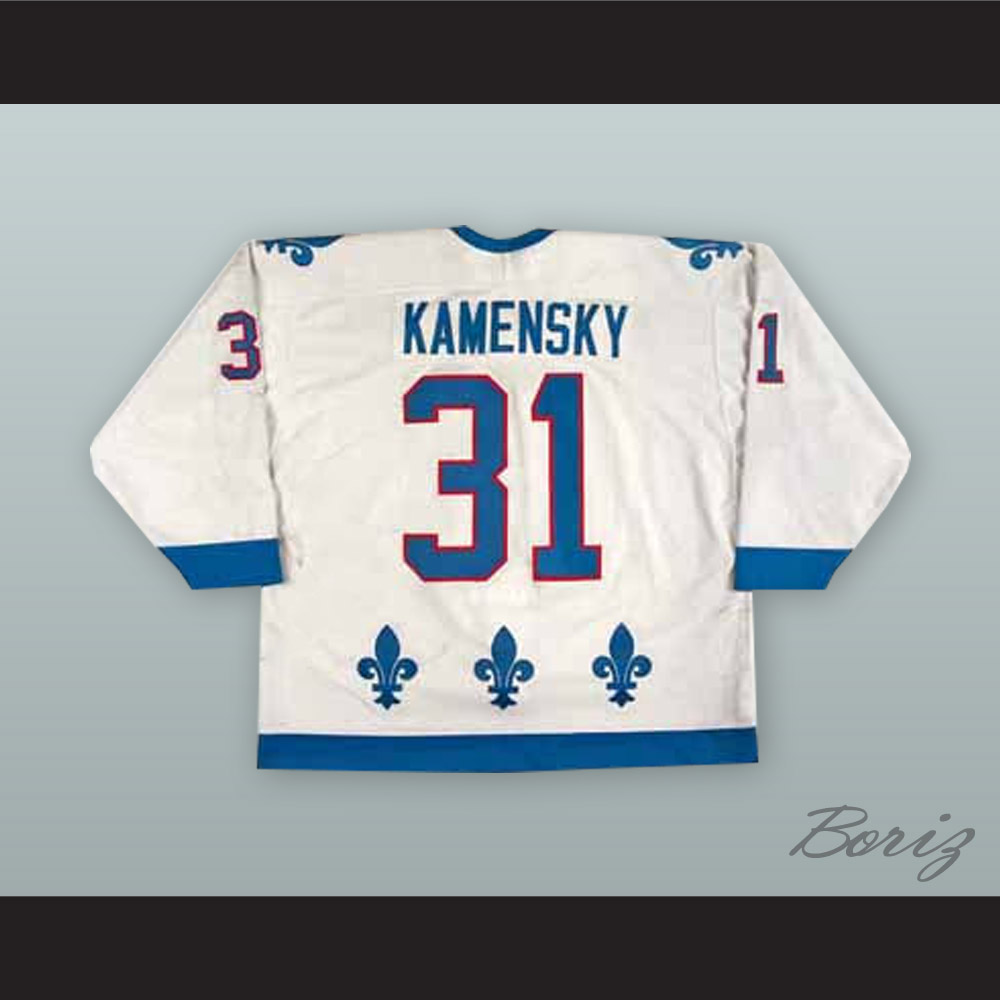 Valeri Kamensky 31 Quebec Nordiques White Hockey Jersey — BORIZ