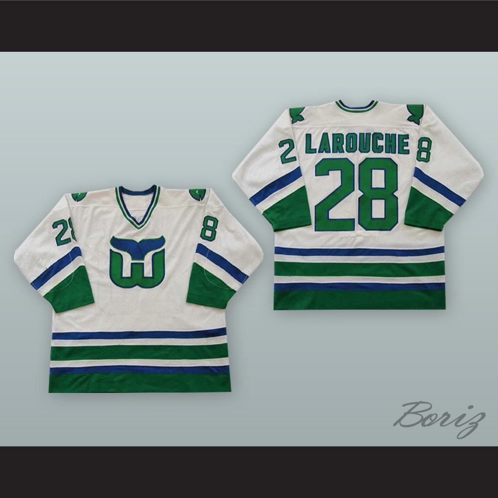 Hartford Whalers CCM Vintage 1982 White Replica NHL Hockey Jersey