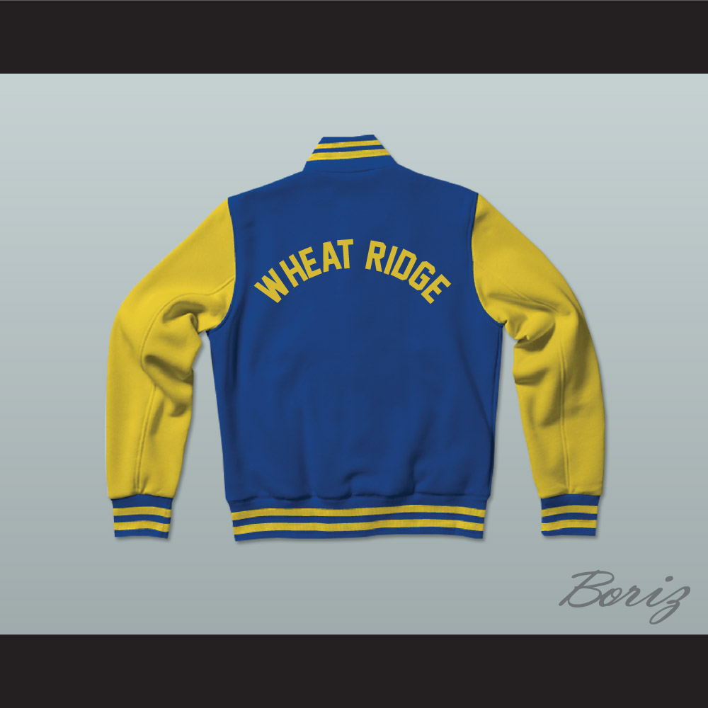 — All My Letterman Ridge American Steinmark Wheat BORIZ Sweatshirt High School Freddie Jacket-Style Varsity
