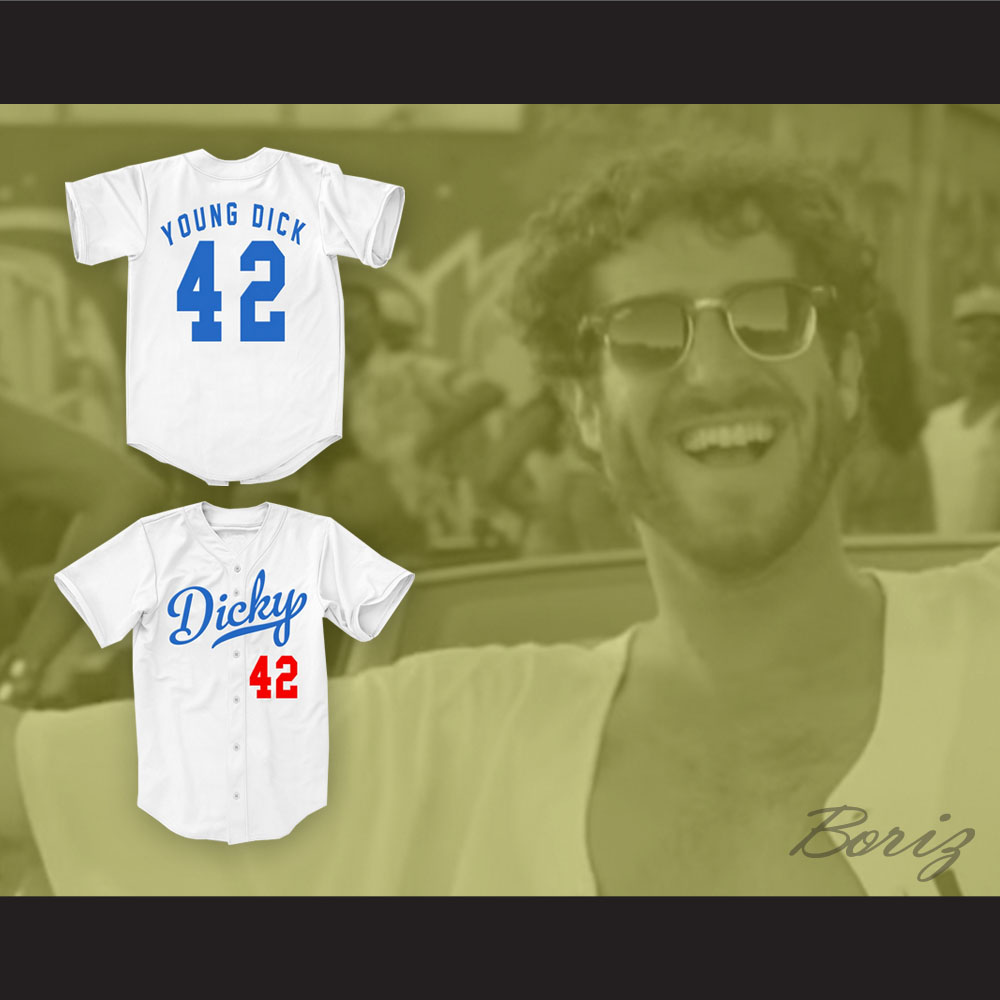 Lil Dicky 42 White Baseball Jersey — BORIZ