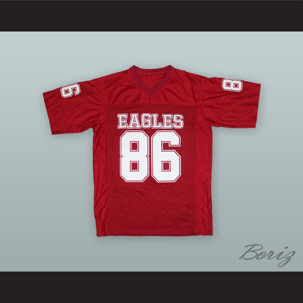 Young M.A 86 Eagles Red Football Jersey — BORIZ
