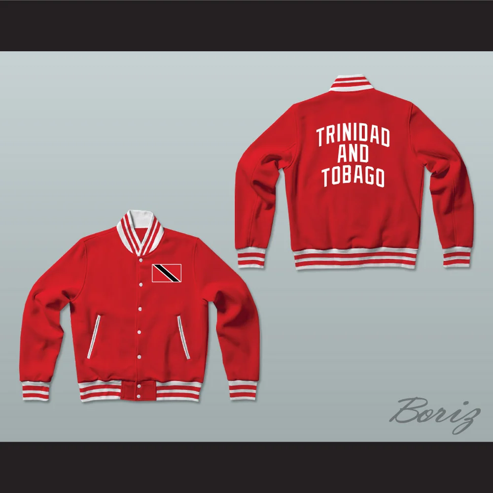 Trinidad and Tobago Varsity Letterman JacketStyle Sweatshirt — BORIZ