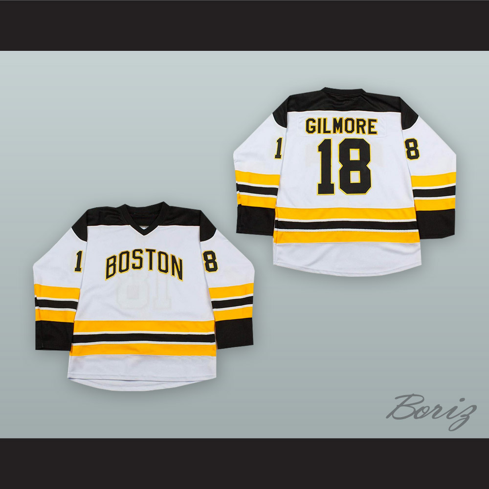Happy Gilmore 18 Boston Alternate Black Hockey Jersey — BORIZ