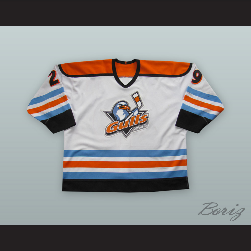 San Diego Gulls jersey has made its way all the way to Australia just in  time for Game 3. : r/hockeyjerseys